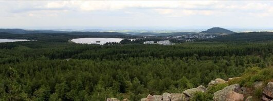 Fahrt mit der Weißeritztalbahn Altenberg: Panorama vom Kahleberg, Quelle: Reisebüro kugeleis reisen