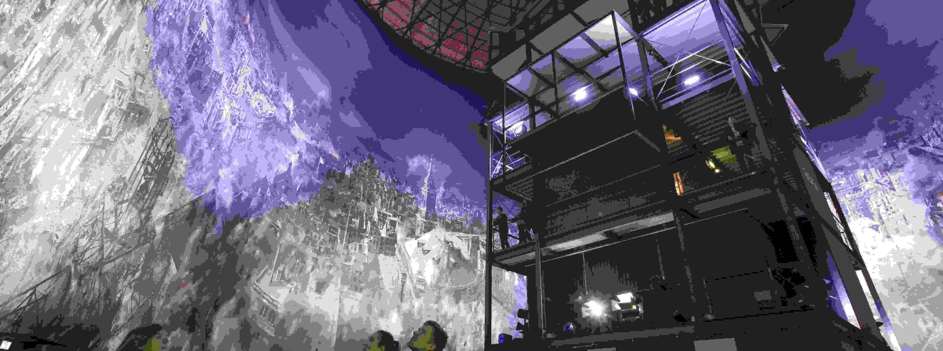 Panometer Dresden: zerstörtes Dresden Panometer, Quelle: DRESDEN 1945_Foto Tom Schulze (c) asisi