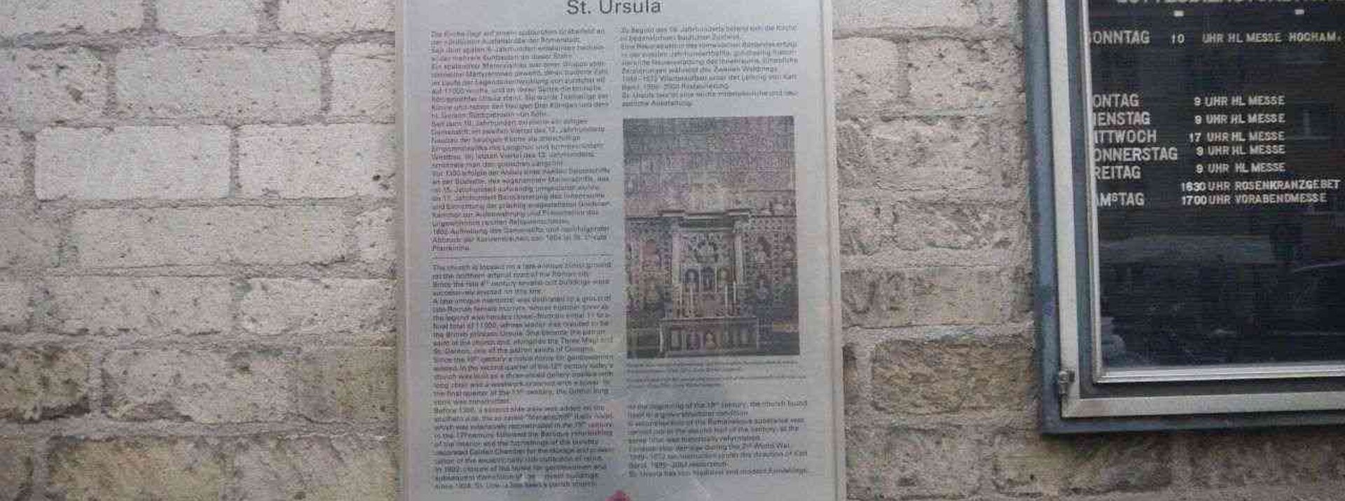 CASAMAX Theater: Sankt Ursula Köln, Quelle: Reisebüro kugeleis reisen